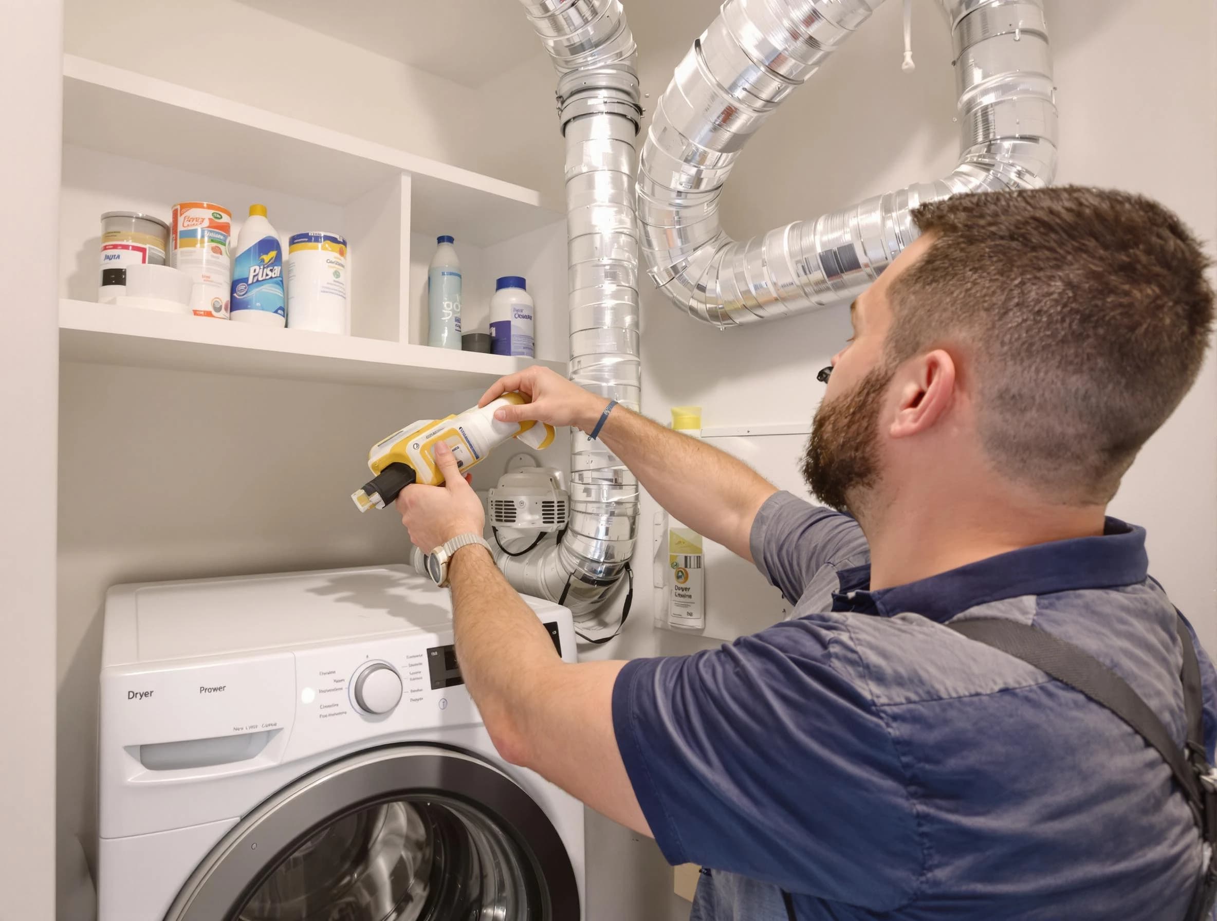 Avondale Dryer Vent Cleaning technician performing dryer vent cleaning at a home in Avondale