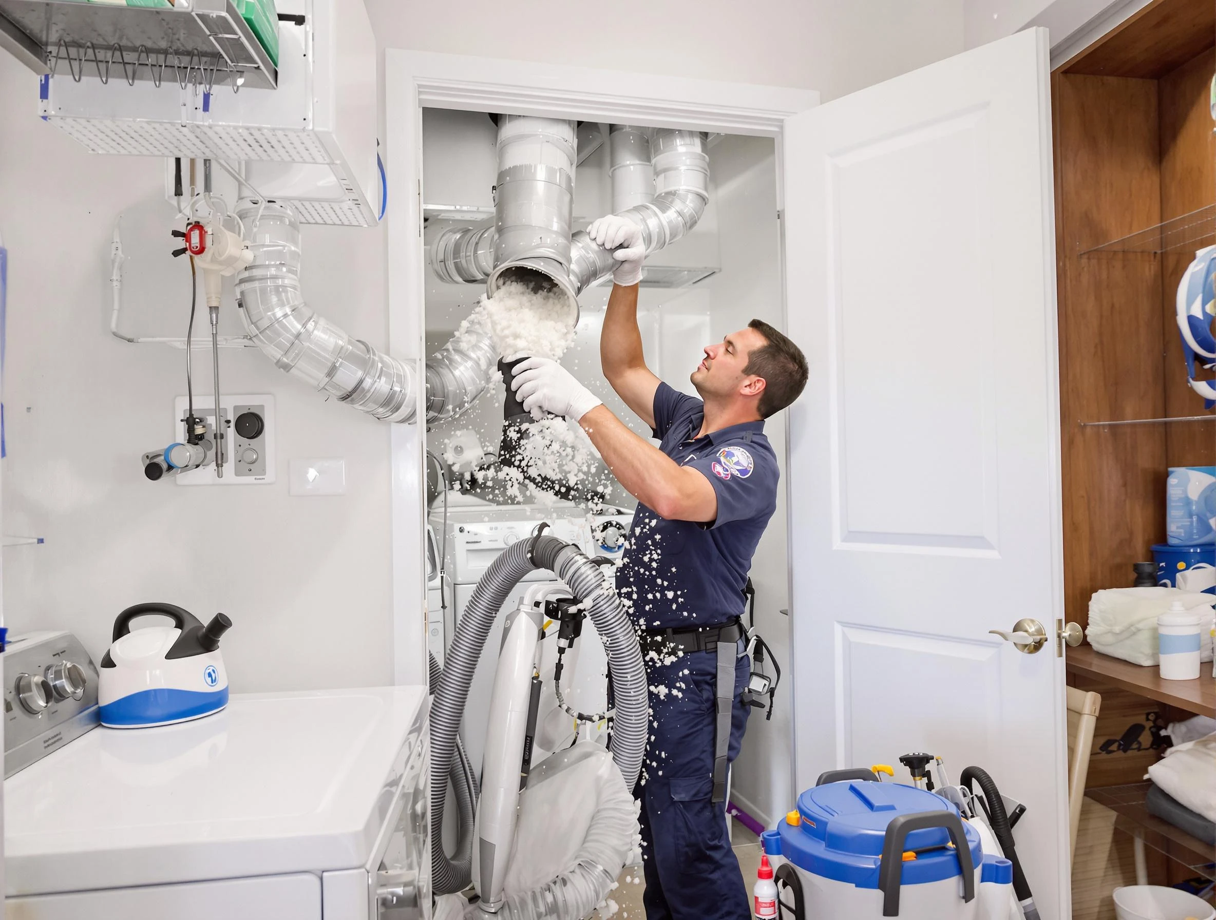 Avondale Dryer Vent Cleaning technician delivering thorough residential dryer vent cleaning service in Avondale